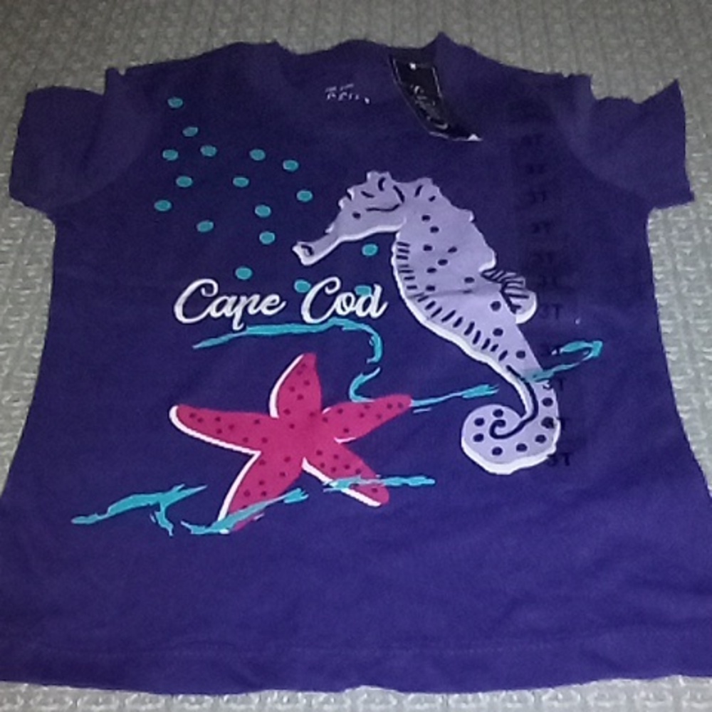 4/$20 NWT Cuffy's of Cape Cod 3T Toddler Nautical T-Shirt